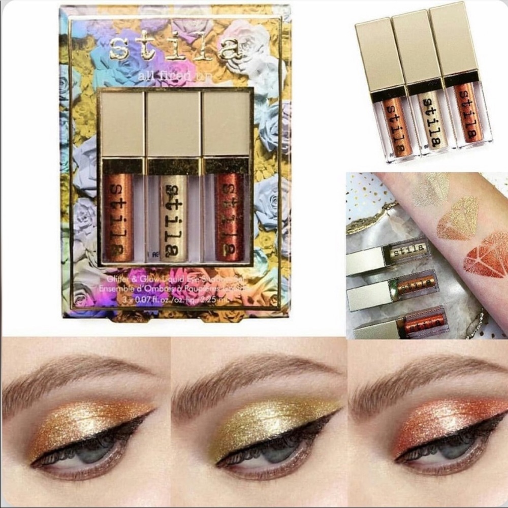 Stila All Fired Up Glitter & Glow Liquid Eye Set